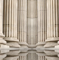 Courthouse columns